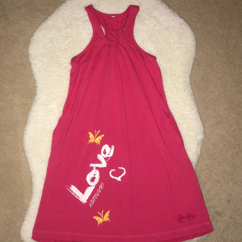 NWOT Firefly Girl’s Pink Dress/Beach Cover Pockets